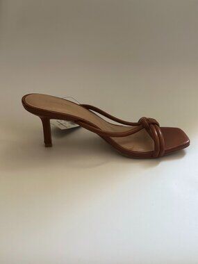 Express Faux Leather Sandals — Brown Size 8 -NWT